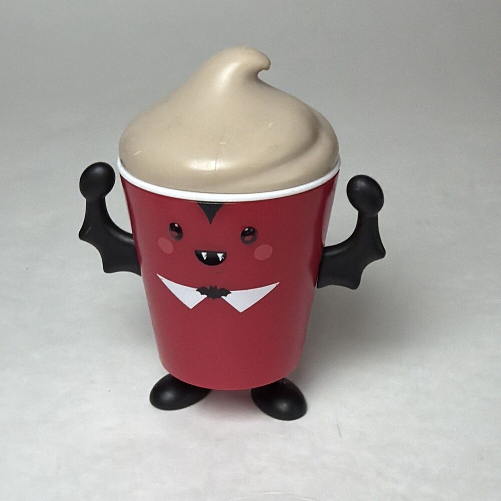 Wendy’s Kids Meal Frosty Frights Frosty Bite Red Halloween Vampire Toy 2024